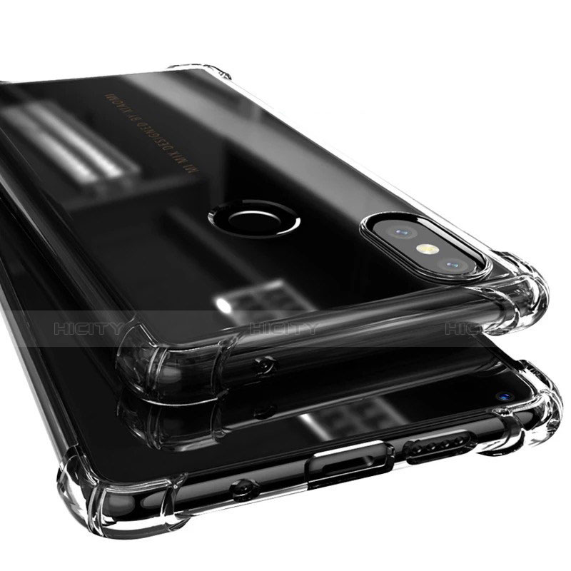 Funda Silicona Ultrafina Carcasa Transparente H02 para Xiaomi Mi Mix 2S Negro