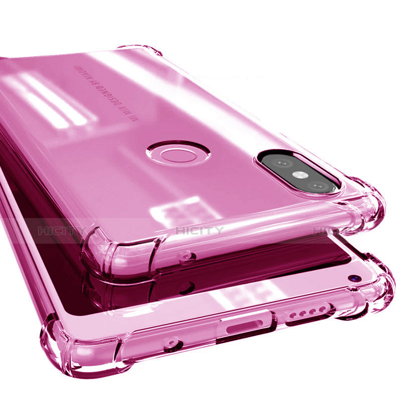 Funda Silicona Ultrafina Carcasa Transparente H02 para Xiaomi Mi Mix 2S Rosa