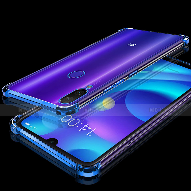 Funda Silicona Ultrafina Carcasa Transparente H02 para Xiaomi Mi Play 4G Azul