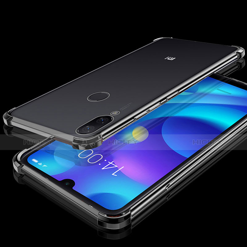Funda Silicona Ultrafina Carcasa Transparente H02 para Xiaomi Mi Play 4G Negro