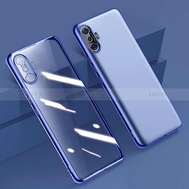 Funda Silicona Ultrafina Carcasa Transparente H02 para Xiaomi Poco F3 GT 5G Azul