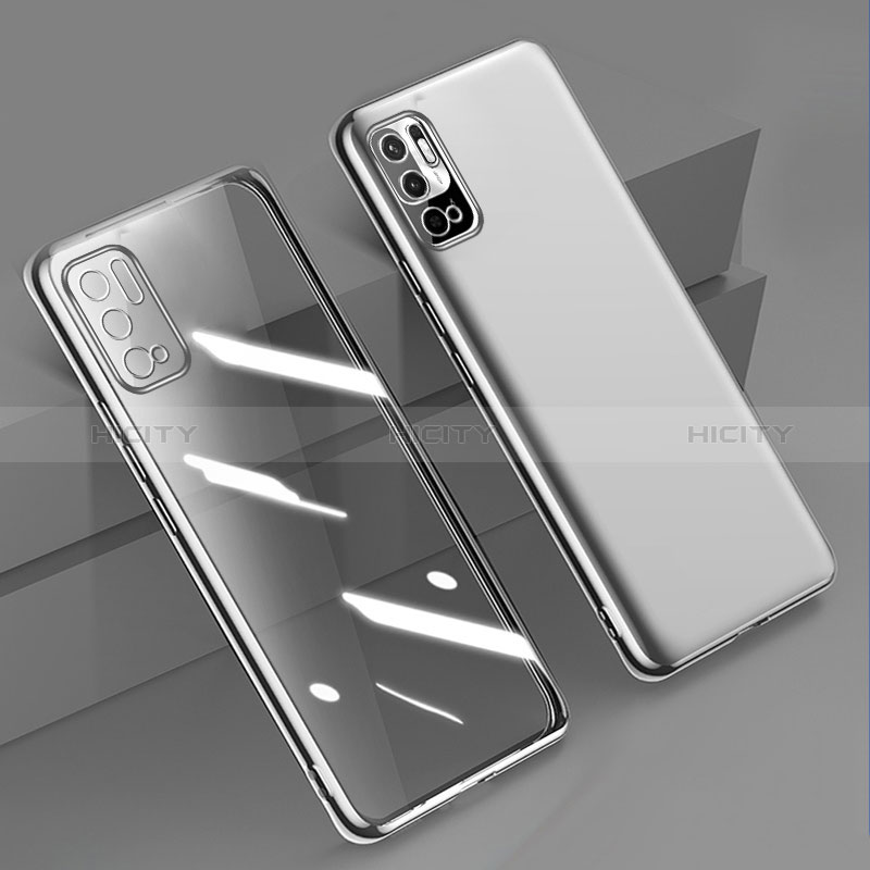 Funda Silicona Ultrafina Carcasa Transparente H02 para Xiaomi Redmi Note 11 SE 5G Plata