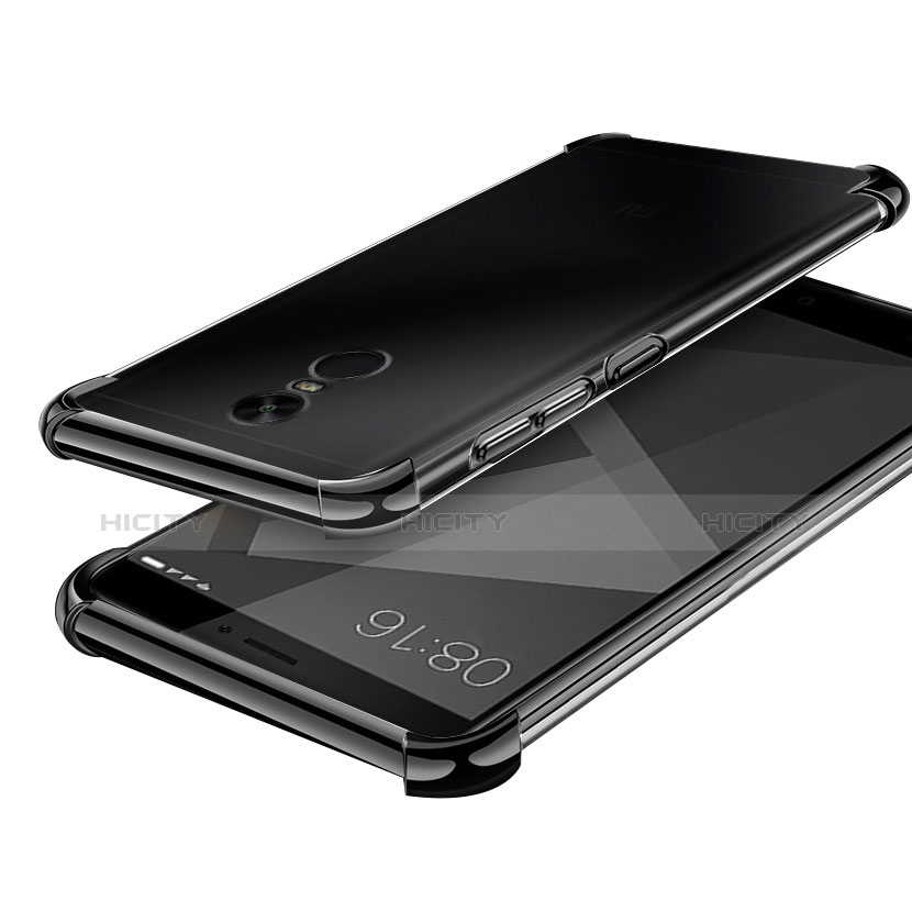 Funda Silicona Ultrafina Carcasa Transparente H02 para Xiaomi Redmi Note 4 Negro