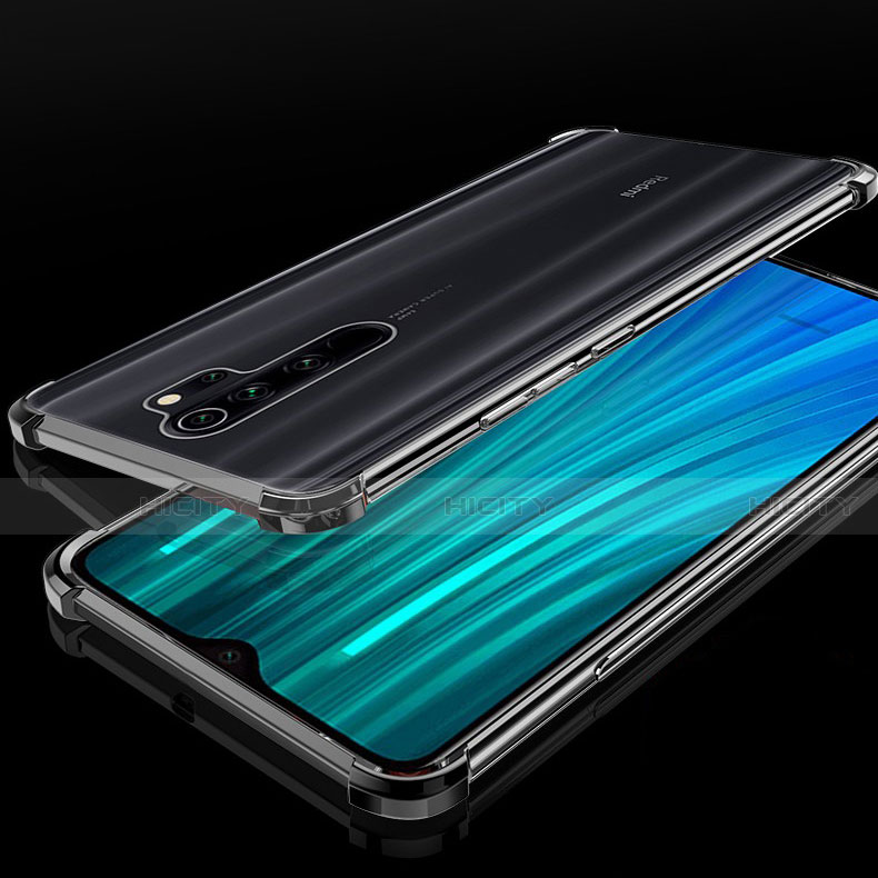Funda Silicona Ultrafina Carcasa Transparente H02 para Xiaomi Redmi Note 8 Pro Negro