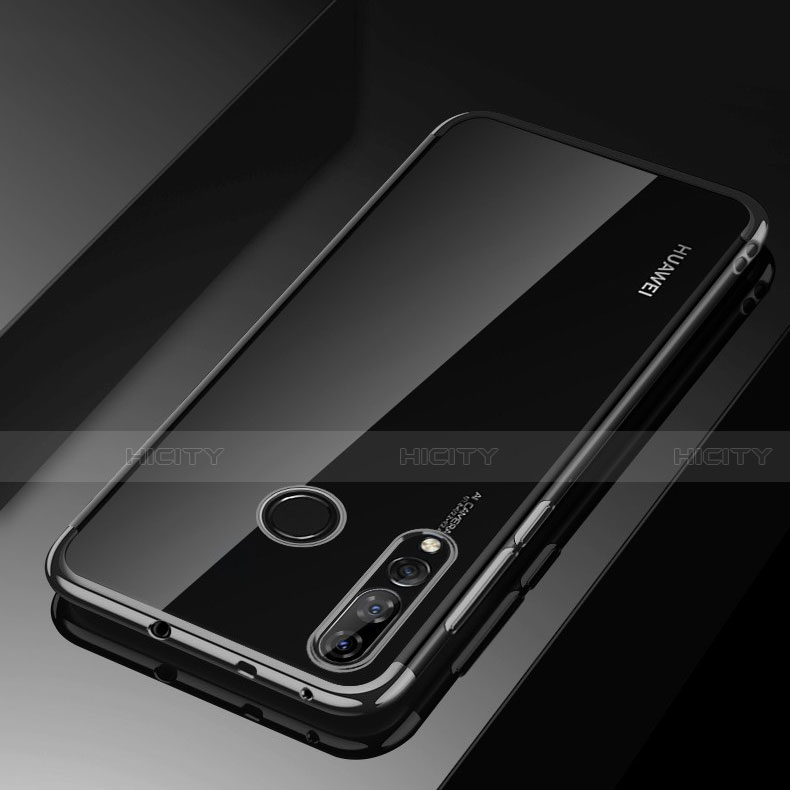 Funda Silicona Ultrafina Carcasa Transparente H03 para Huawei Honor 20 Lite Negro
