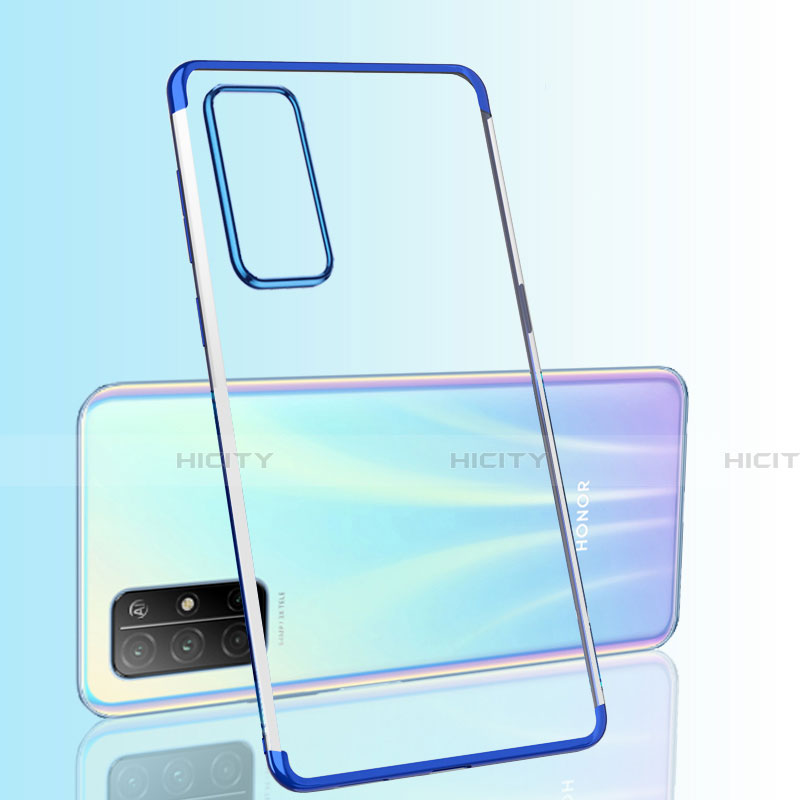 Funda Silicona Ultrafina Carcasa Transparente H03 para Huawei Honor 30S Azul