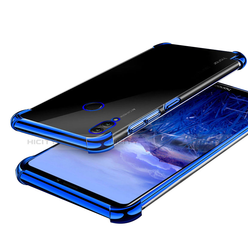 Funda Silicona Ultrafina Carcasa Transparente H03 para Huawei Honor Note 10 Azul