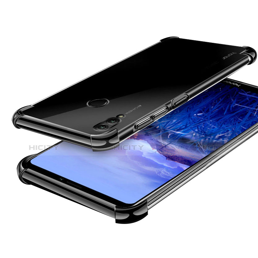 Funda Silicona Ultrafina Carcasa Transparente H03 para Huawei Honor Note 10 Negro