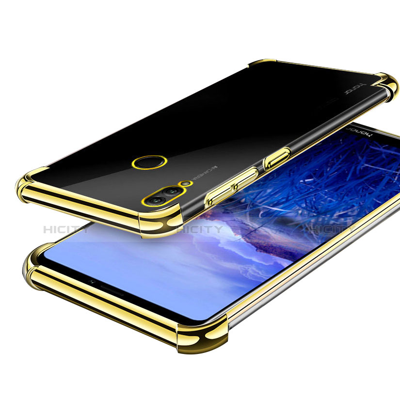 Funda Silicona Ultrafina Carcasa Transparente H03 para Huawei Honor Note 10 Oro