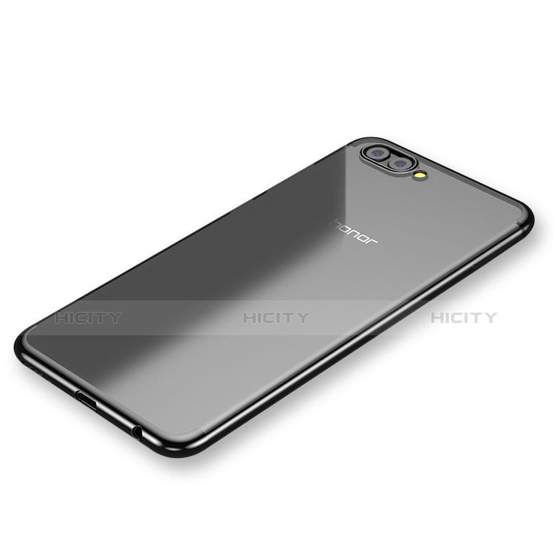 Funda Silicona Ultrafina Carcasa Transparente H03 para Huawei Honor V10 Negro