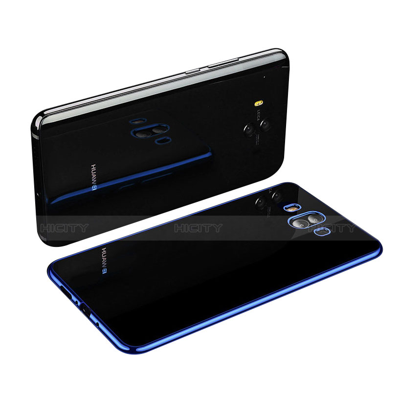 Funda Silicona Ultrafina Carcasa Transparente H03 para Huawei Mate 10 Azul