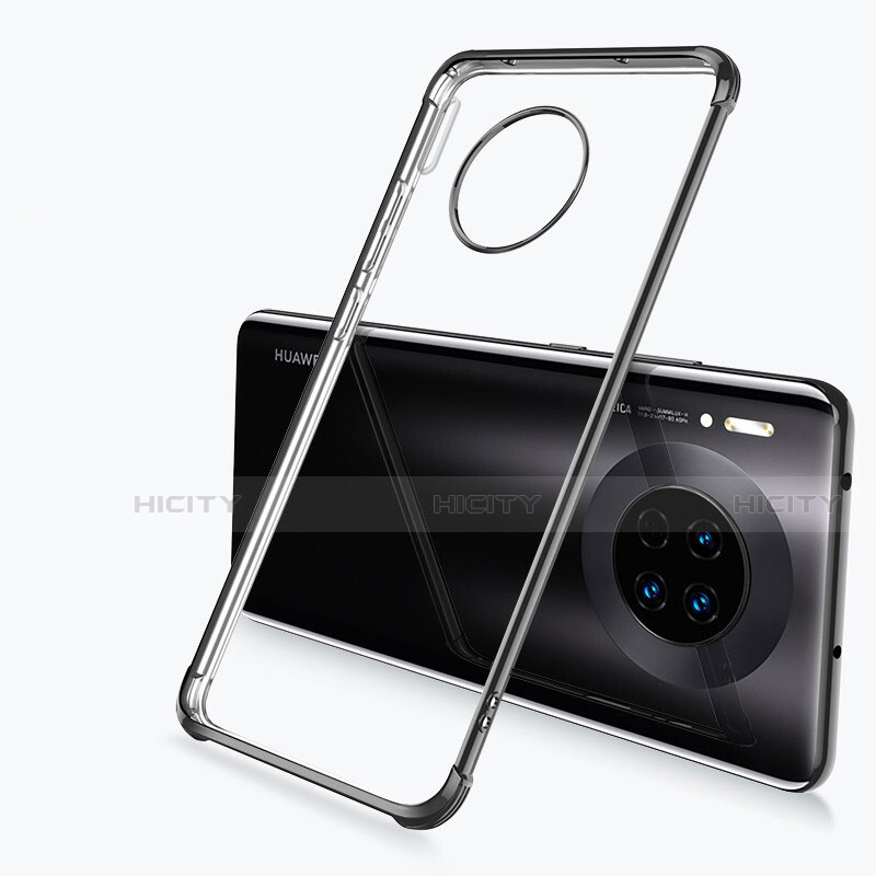 Funda Silicona Ultrafina Carcasa Transparente H03 para Huawei Mate 30 Pro Negro