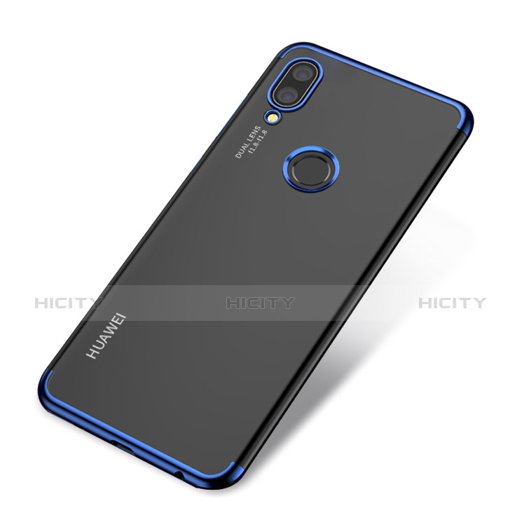 Funda Silicona Ultrafina Carcasa Transparente H03 para Huawei P20 Lite Azul