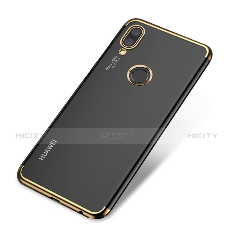 Funda Silicona Ultrafina Carcasa Transparente H03 para Huawei P20 Lite Oro