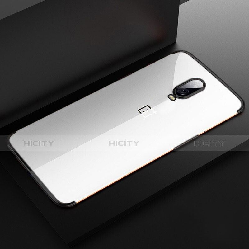 Funda Silicona Ultrafina Carcasa Transparente H03 para OnePlus 6T Negro