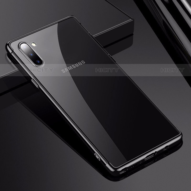 Funda Silicona Ultrafina Carcasa Transparente H03 para Samsung Galaxy Note 10 5G Negro