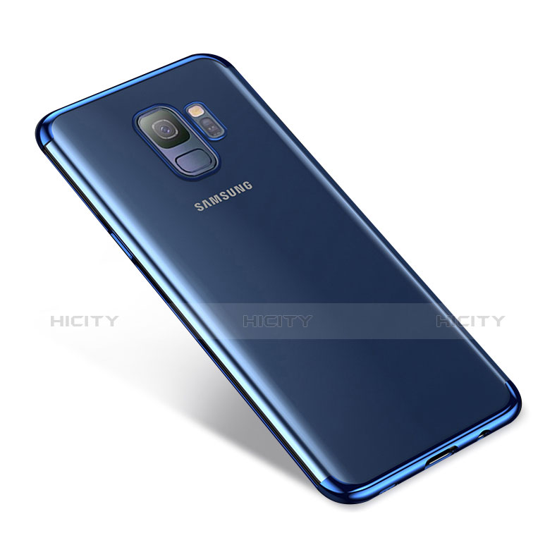 Funda Silicona Ultrafina Carcasa Transparente H03 para Samsung Galaxy S9 Azul