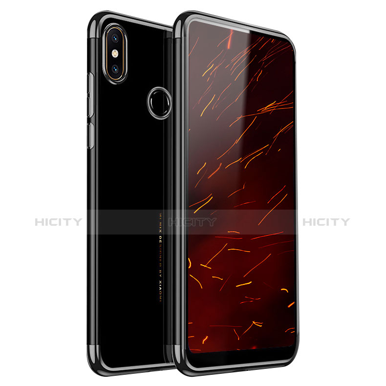 Funda Silicona Ultrafina Carcasa Transparente H03 para Xiaomi Mi Mix 2S Negro