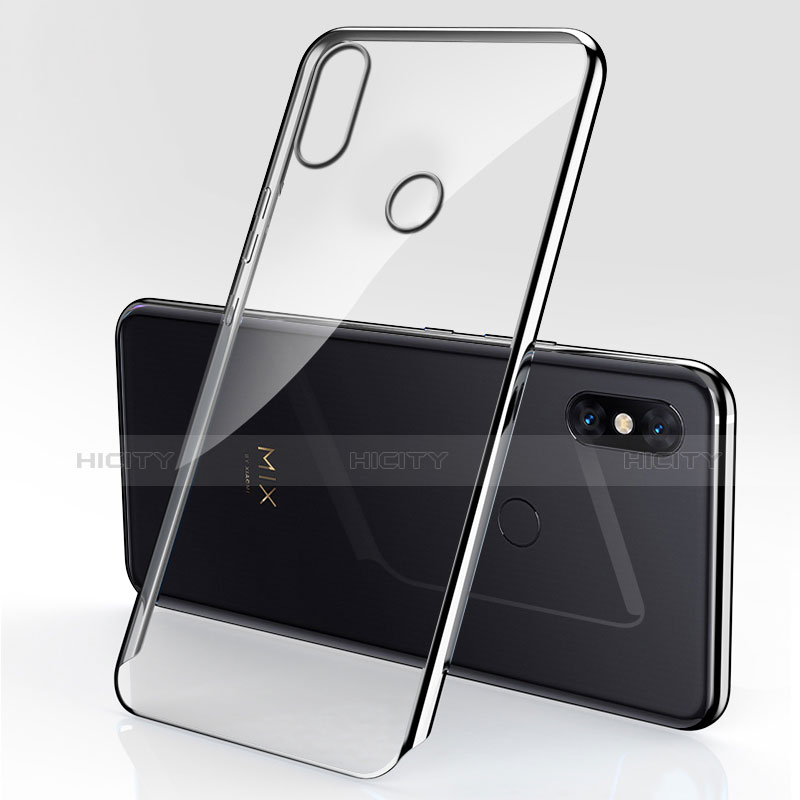 Funda Silicona Ultrafina Carcasa Transparente H03 para Xiaomi Mi Mix 3 Negro