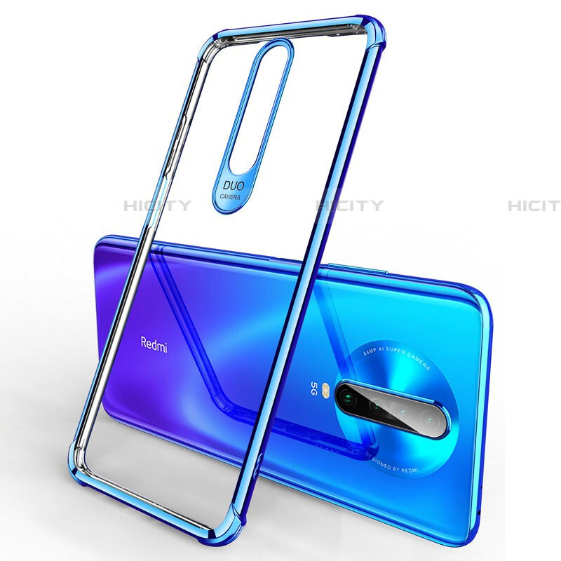 Funda Silicona Ultrafina Carcasa Transparente H03 para Xiaomi Redmi K30i 5G Azul