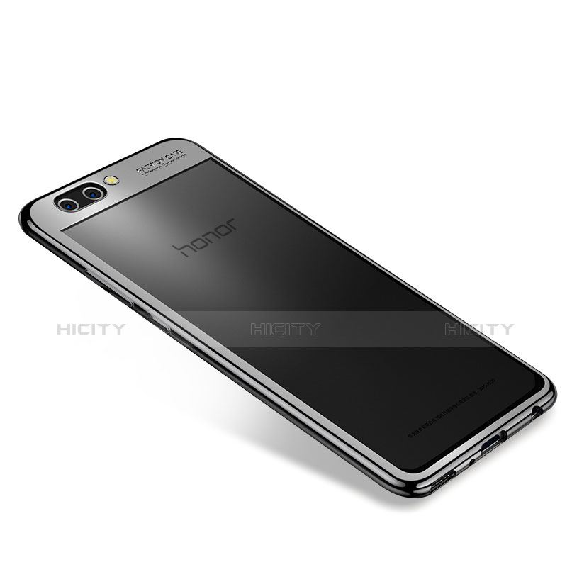 Funda Silicona Ultrafina Carcasa Transparente H04 para Huawei Honor View 10 Negro