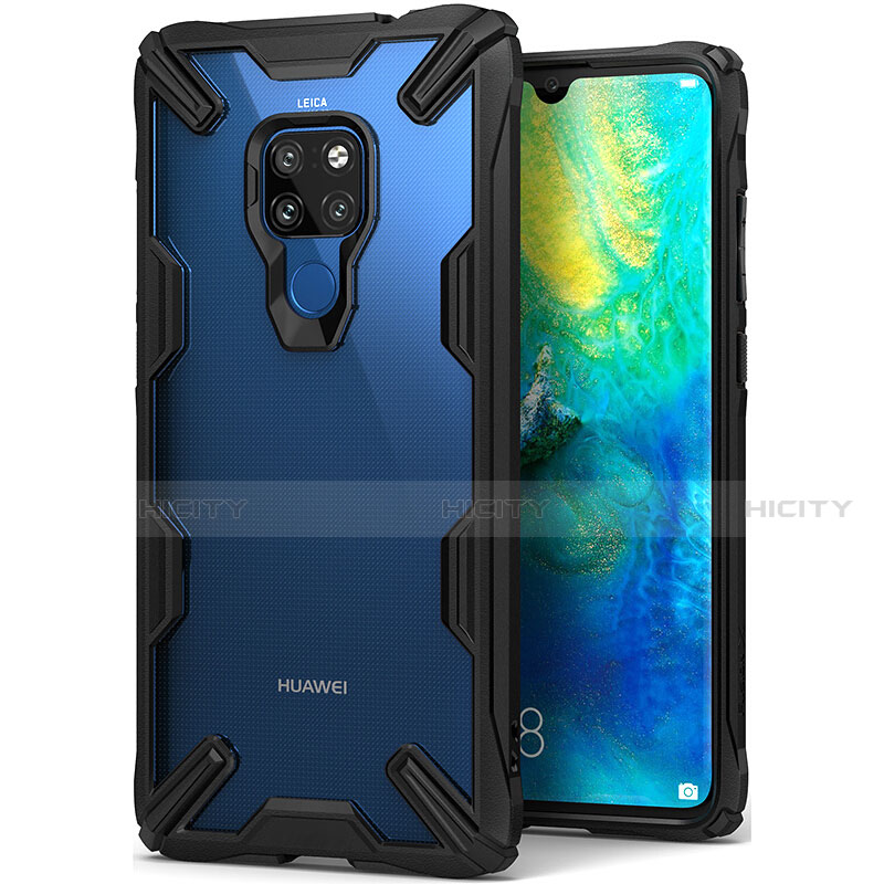 Funda Silicona Ultrafina Carcasa Transparente H04 para Huawei Mate 20 Negro