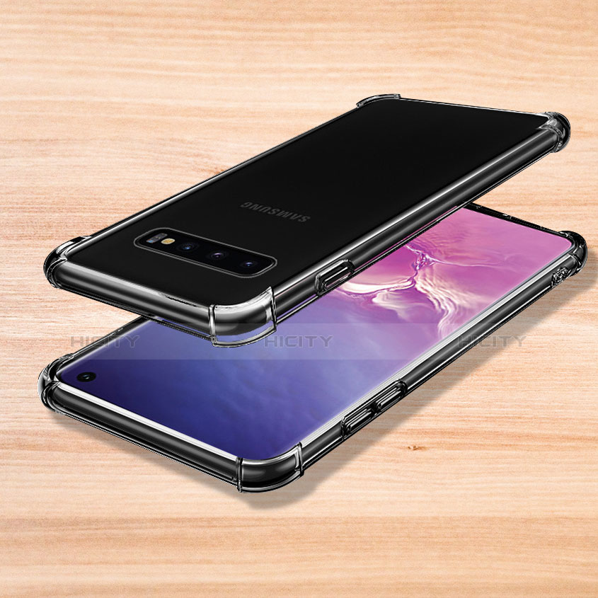 Funda Silicona Ultrafina Carcasa Transparente H04 para Samsung Galaxy S10 Claro