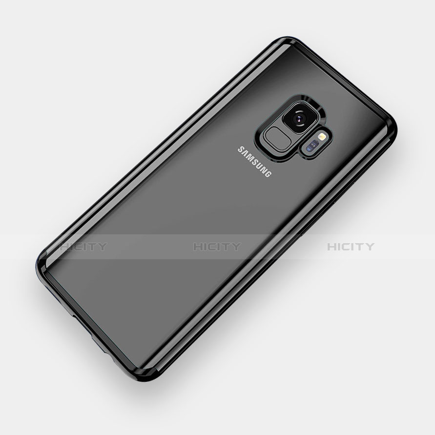 Funda Silicona Ultrafina Carcasa Transparente H04 para Samsung Galaxy S9 Negro