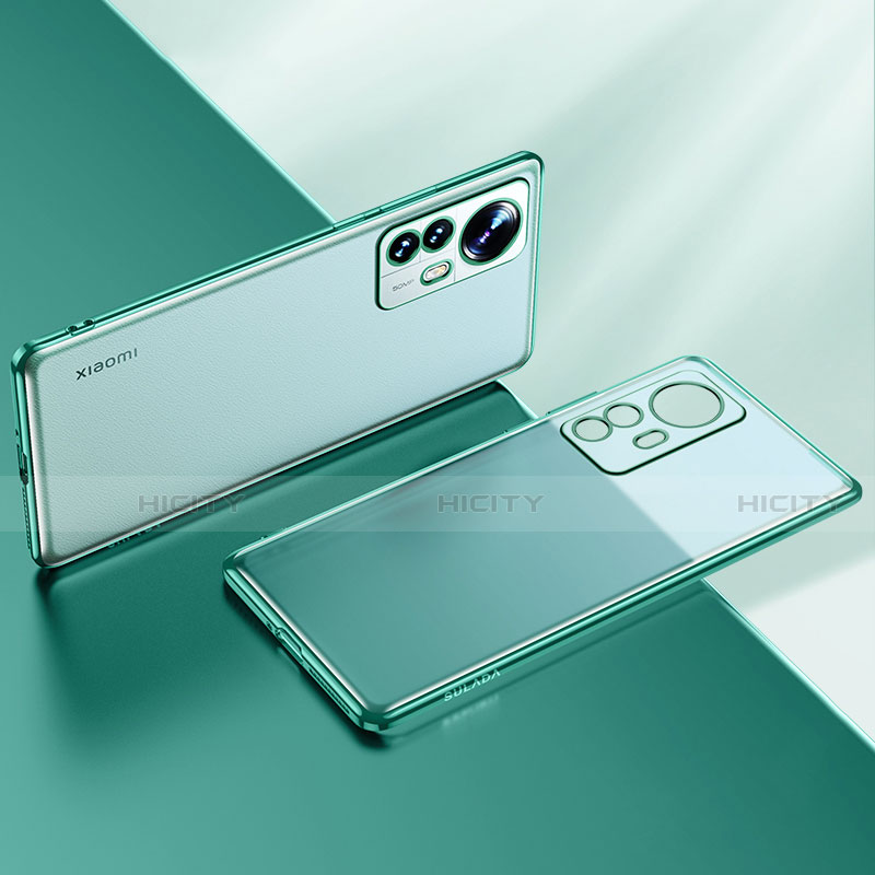 Funda Silicona Ultrafina Carcasa Transparente H04 para Xiaomi Mi 12 5G Verde