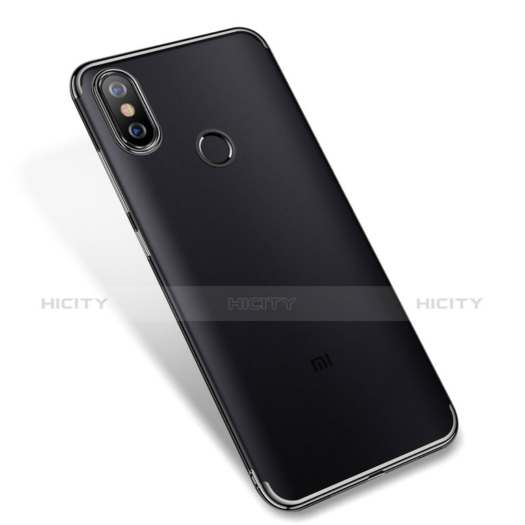 Funda Silicona Ultrafina Carcasa Transparente H04 para Xiaomi Mi 6X Negro