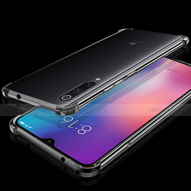 Funda Silicona Ultrafina Carcasa Transparente H04 para Xiaomi Mi 9 SE Negro
