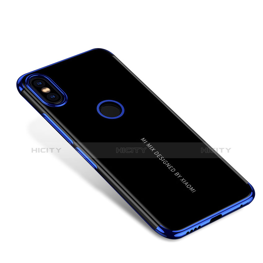 Funda Silicona Ultrafina Carcasa Transparente H04 para Xiaomi Mi Mix 2S Azul