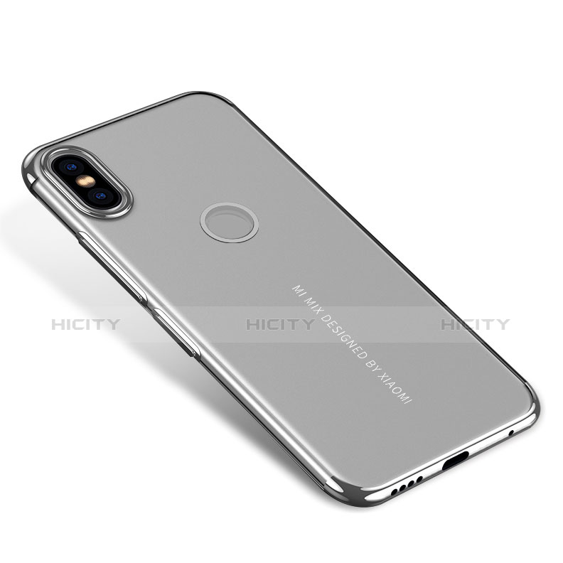 Funda Silicona Ultrafina Carcasa Transparente H04 para Xiaomi Mi Mix 2S Plata