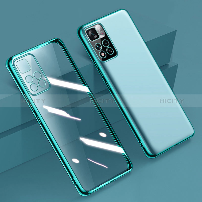 Funda Silicona Ultrafina Carcasa Transparente H04 para Xiaomi Redmi Note 11 Pro+ Plus 5G