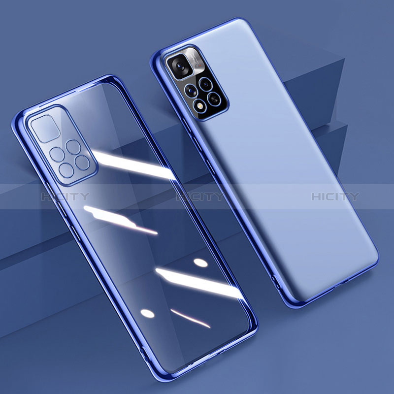 Funda Silicona Ultrafina Carcasa Transparente H04 para Xiaomi Redmi Note 11 Pro+ Plus 5G