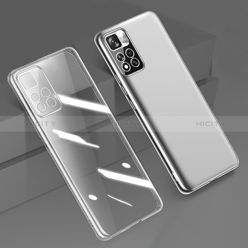 Funda Silicona Ultrafina Carcasa Transparente H04 para Xiaomi Redmi Note 11 Pro+ Plus 5G