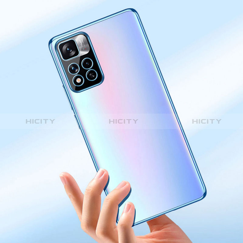 Funda Silicona Ultrafina Carcasa Transparente H04 para Xiaomi Redmi Note 11 Pro+ Plus 5G