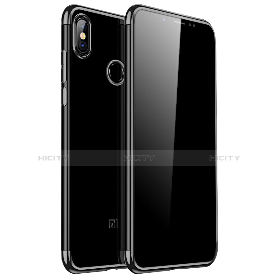 Funda Silicona Ultrafina Carcasa Transparente H04 para Xiaomi Redmi Note 5 Negro