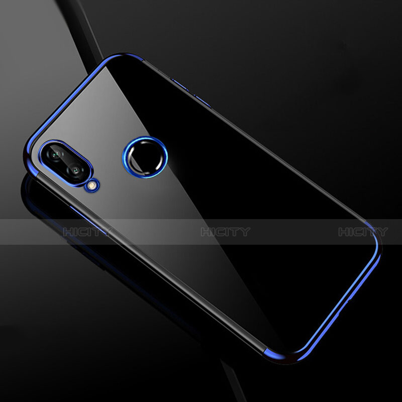 Funda Silicona Ultrafina Carcasa Transparente H04 para Xiaomi Redmi Note 7 Azul