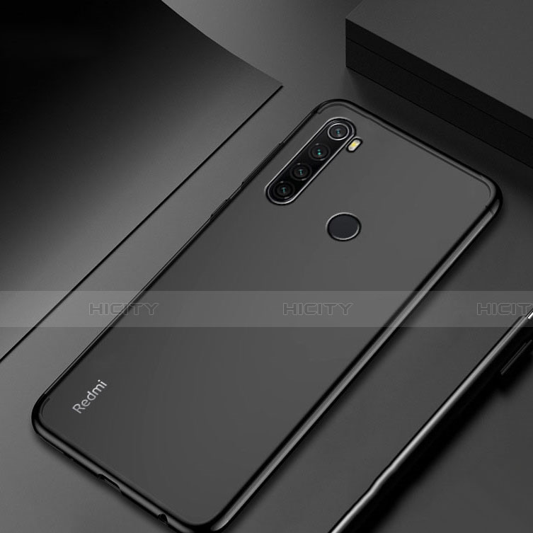 Funda Silicona Ultrafina Carcasa Transparente H04 para Xiaomi Redmi Note 8 (2021) Negro