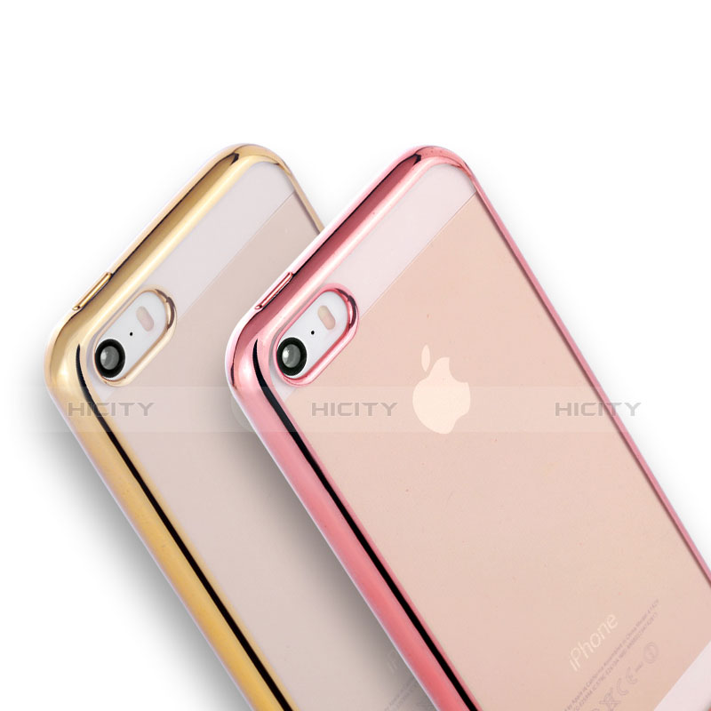 Funda Silicona Ultrafina Carcasa Transparente H05 para Apple iPhone 5S