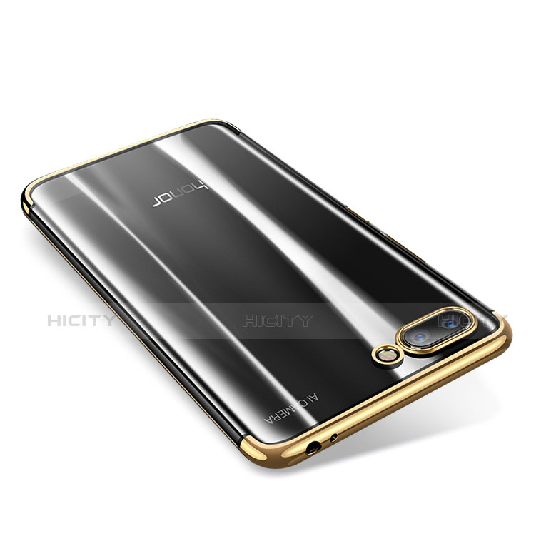 Funda Silicona Ultrafina Carcasa Transparente H05 para Huawei Honor 10 Oro