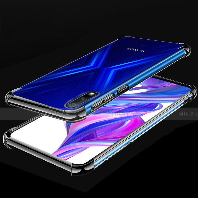 Funda Silicona Ultrafina Carcasa Transparente H05 para Huawei Honor 9X Negro