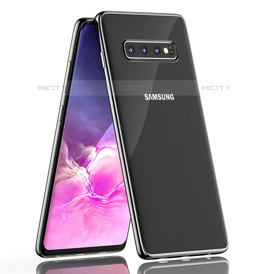 Funda Silicona Ultrafina Carcasa Transparente H05 para Samsung Galaxy S10 5G Negro