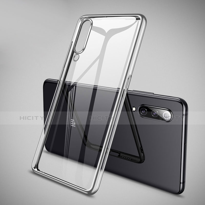 Funda Silicona Ultrafina Carcasa Transparente H05 para Xiaomi Mi 9 Pro 5G Plata