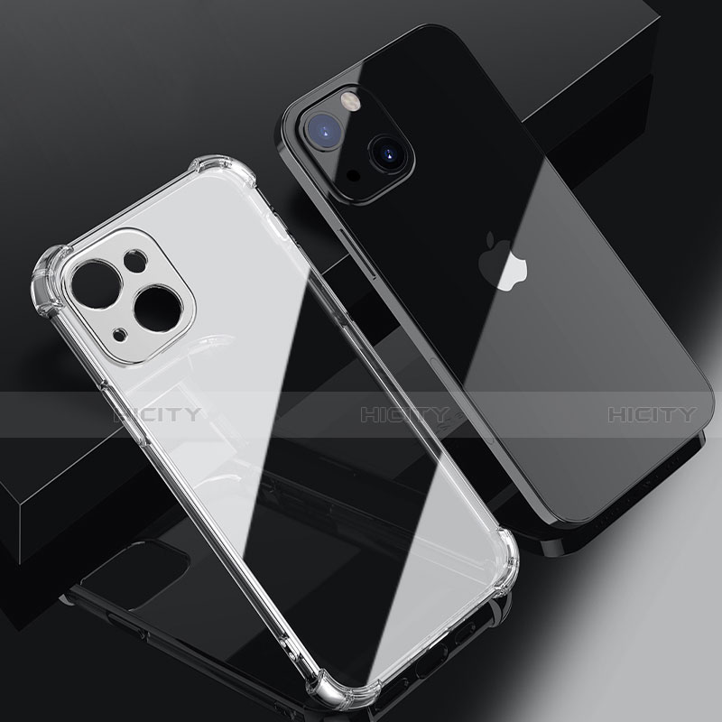 Funda Silicona Ultrafina Carcasa Transparente H06 para Apple iPhone 13 Claro