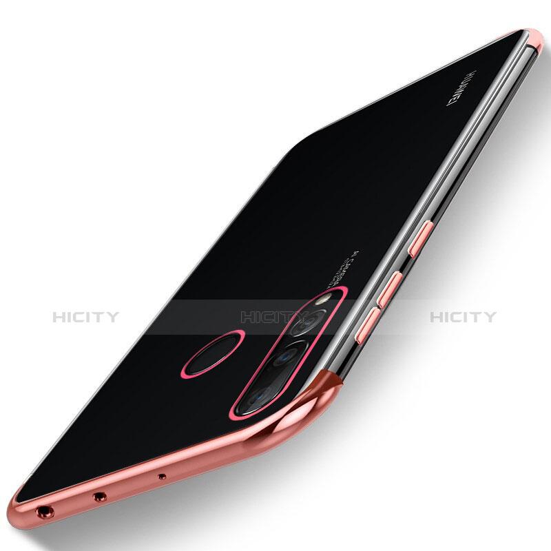 Funda Silicona Ultrafina Carcasa Transparente H06 para Huawei Nova 4 Oro Rosa