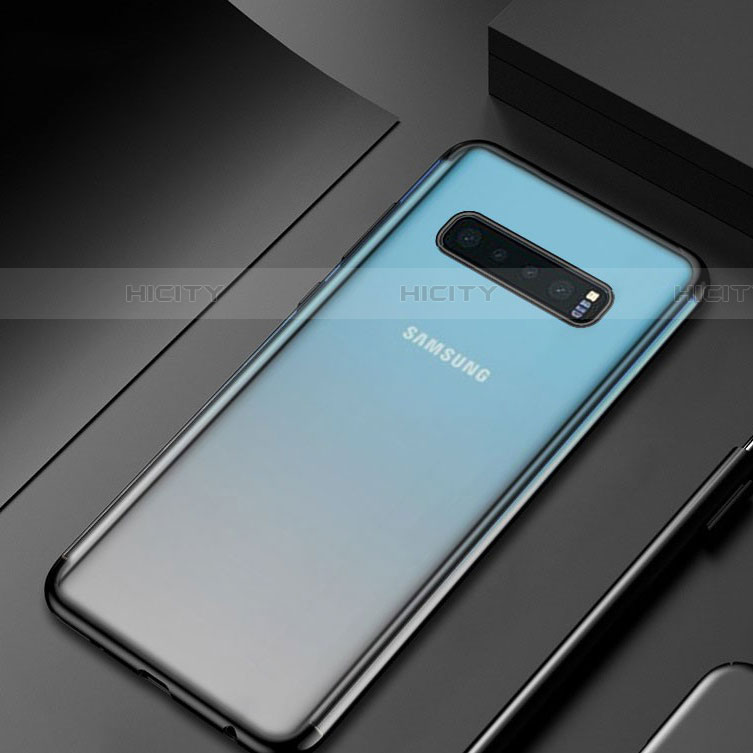 Funda Silicona Ultrafina Carcasa Transparente H07 para Samsung Galaxy S10 5G Negro