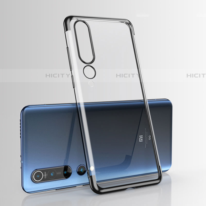 Funda Silicona Ultrafina Carcasa Transparente H07 para Xiaomi Mi 10 Negro