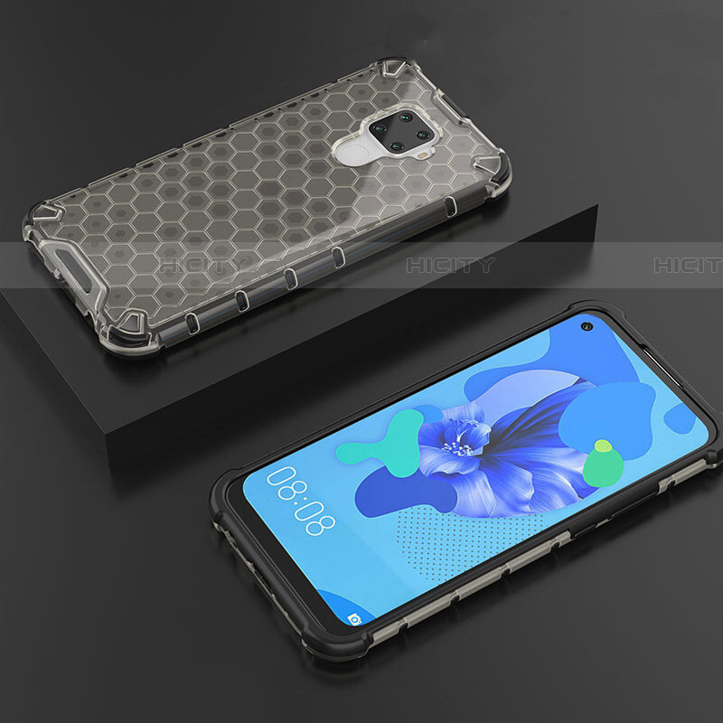 Funda Silicona Ultrafina Carcasa Transparente H08 para Huawei Mate 30 Lite Negro
